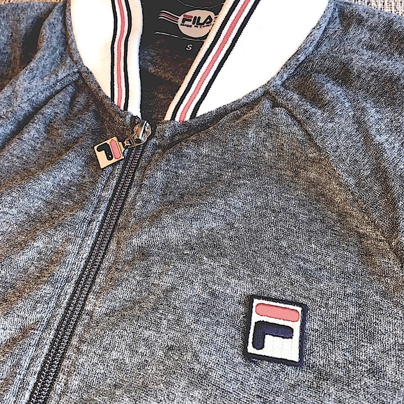 S ( LOOSE-FIT) - FILA SHORT-SLEEVE (DEAD-STOCK) TRACK-JACKET